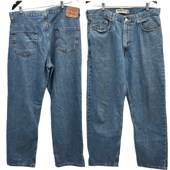 Levi's 550 Classic Style Relaxed Fit Jeans Size 35/30 - Picture 9 of 9